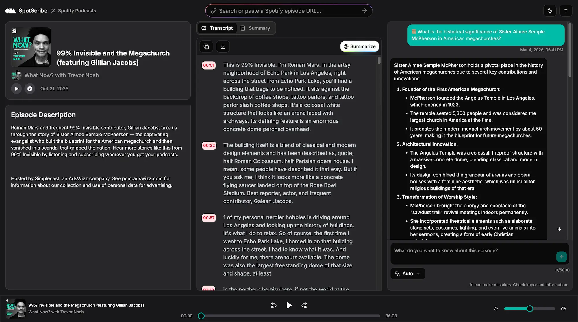 SpotScribe App Image