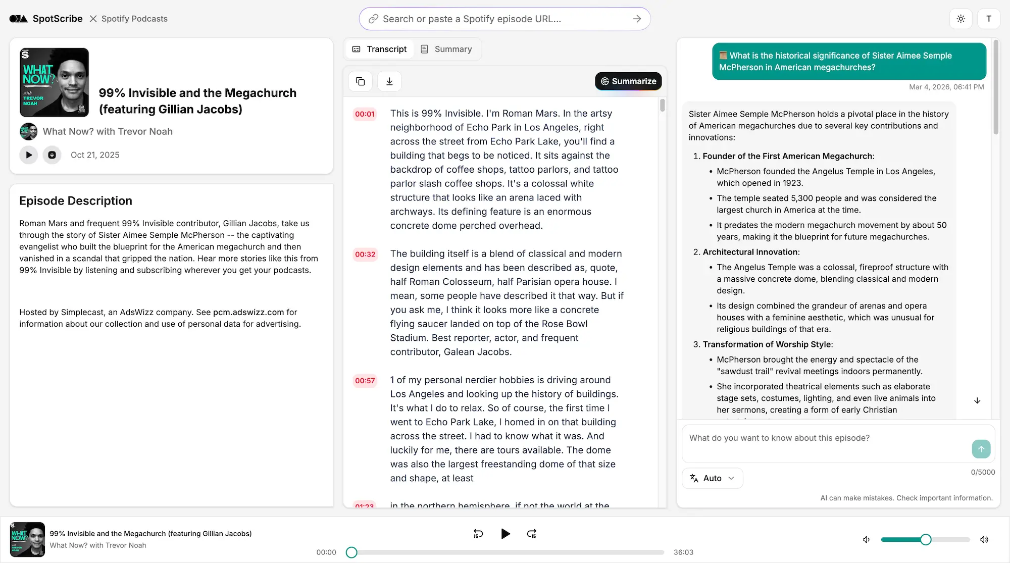 SpotScribe App Image