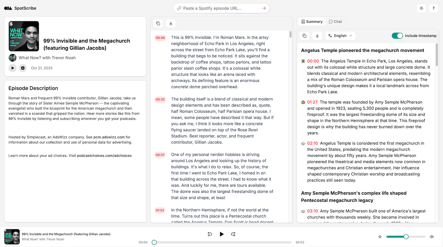 SpotScribe App Image